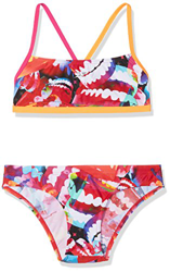 Speedo Electric Gem Crossback, Bikini para Mujer, Multicolor (Fluo Orange/Electric Pink/Spearmint), 34 precio