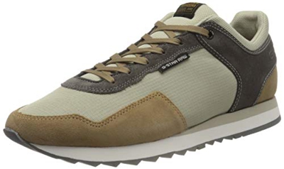 G-STAR RAW Calow, Zapatillas Hombre, Bambú/Tan/Rover, 45 EU