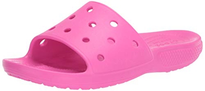 Crocs Classic Slide, Sandalias de Punta Descubierta Unisex Adulto, Rosa (Electric Pink 6qq), 38/39 EU