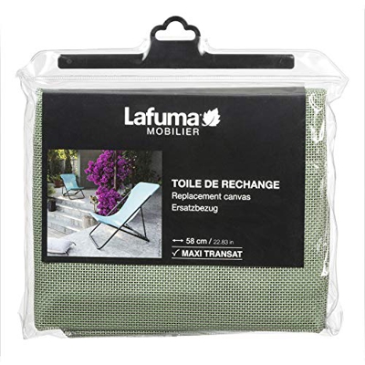 Lafuma Tapicería Batyline para Tumbona Maxi Transat, Anchura: 58 cm, Color: Verde, LFM2655-8557