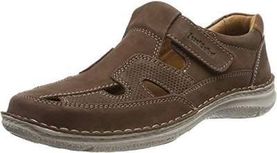 Josef Seibel Anvers 81, Sandalias Punta Cerrada para Hombre, (Braun 300), 48 EU