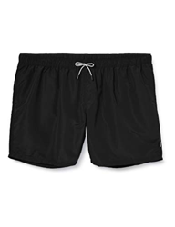 Jack & Jones Jjiaruba Jjswimshorts AKM Solid PS Bañador, Negro, 44 para Hombre en oferta