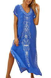 AiJump Vestido de Playa Kaftan Kimonos Pareos Bohemia Cover Ups para Mujer características
