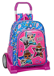LOL Surprise Together - Mochila Safta Espalda Ergonómica con Carro Safta Evolution, Talla única en oferta