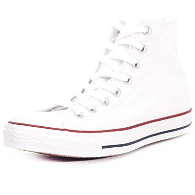 Converse Chuck Taylor Hi - Zapatillas para mujer, color blanco, talla 41.5