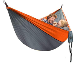 Unigear Hamaca para Acampar 320 x 200 cm para 2 Personas, Hamaca Aoble Portátil Ligera de Nylon Paracaídas con Correas para Mochilero, Camping, Viajes en oferta