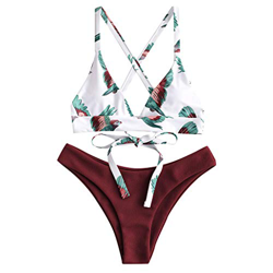 Brillanto Bikinis Mujer 2020 Brasileños Push Up con Relleno Trajes de Baño Mujer Dos Piezas Bañador Mujer Sexy Tanga precio