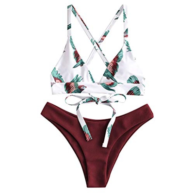 Brillanto Bikinis Mujer 2020 Brasileños Push Up con Relleno Trajes de Baño Mujer Dos Piezas Bañador Mujer Sexy Tanga