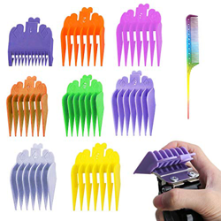 Peine Cortapelos Profesional de Color,Peines Universales para Cortapelos,Juego de Peine Guía para Cortapelos,Peine de Límite para Cortapelos,Ideal par características