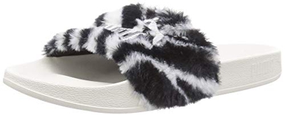 PUMA Leadcat FTR Tiger, Sandalias deslizantes Mujer, Gris (Vaporous Gray/Metallic Silver), 39 EU