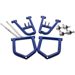 Brazo de control extendido ajustable para Yamaha Banshee 350 Front A Arm Kit en oferta