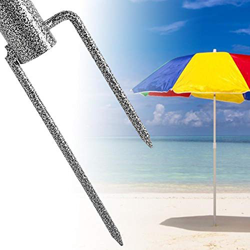 Umbrella Iron Anchor Beach Umbrella Heavy Duty Metal Ground Grass Auger Holder Stands Plastic Umbrella Bracket Outdoor Sombrilla Base Beach Umbrella U en oferta