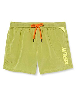 REPLAY LM1067.000.83286 Baador para Hombre, Verde (Neon Green 183), XL