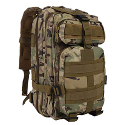 G&X Mochila táctica militar, mochila militar de 25 l, mochila de asalto Molle, mochila táctica de combate para actividades al aire libre, senderismo,  precio
