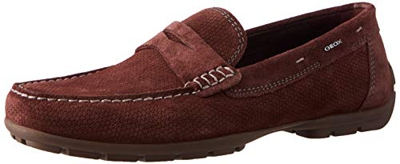 GEOX U MONER W 2FIT D BORDEAUX Men's Loafers & Moccasins Moccasin size 41(EU)