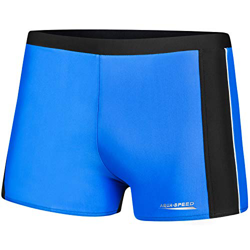 Aqua Speed Jason Mens Bañadores | Pantalones de baño para Hombres | Protección UV | 18. Ribetes Azules - Grises - Blancos | Tamaño: L en oferta