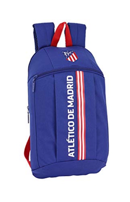 Safta - Atlético de Madrid "In Blue" Oficial Mini Mochila Uso Diario 220x100x390mm