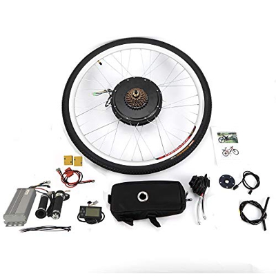 RANZIX Kit de conversión para bicicleta eléctrica de 28 pulgadas, 250 W/1000 W, con rueda trasera, motor y rueda trasera