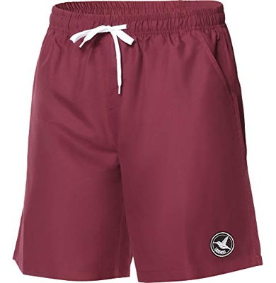 Ladeheid Bañador de Natación Short Baño Hombre LA40-128 (Borgoña, X-Large)