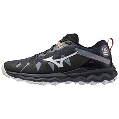 Mizuno Wave Daichi 6, Zapatillas para Carreras de montaña Mujer, Indiaink-Encendido Negro, 40 EU