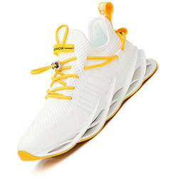 Damyuan Bambas Running Hombre Casual Gimnasio Tenis Trail Correr Zapatillas DeportivasGym Trekking Calzado Zapatos 42 (Blanco) características