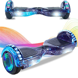 HappyBoard Hoverboard 6.5'' Patinete Eléctrico Bluetooth Monopatín Scooter autobalanceado, Ruedas de Skate con luz LED, Motor Bluetooth de 700W para n en oferta