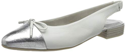 Marco Tozzi 2-2-29401-34, Sandalias Punta Cerrada para Mujer, Blanco (White Combi 197), 37 EU en oferta