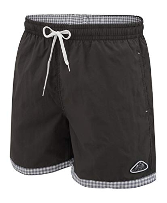 Mount Swiss Lukas - Bañador para hombre con protección solar (titanio, talla 6XL)