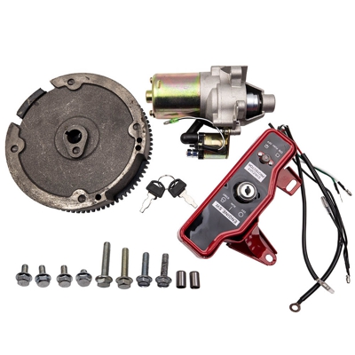 Startermotor Kit De Motor Arranque Eléctrico para Honda GX160 5.5HP GX200 6.5HP