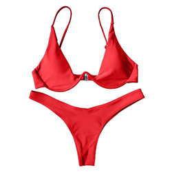 Rehao Mujer Traje de Baño, Sexy Ropa de baño Push-Up Bikini Acolchado Bra características