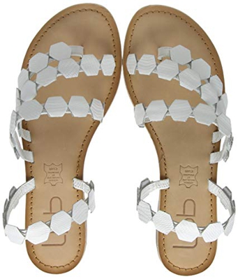 LPB Woman Alicia, Sandalias para Mujer, (Blanc), 39 EU