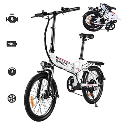 Vivi Bicicletas Electrica Plegable Adulto, 20'' Ebike Motor de 250W, Batería de Litio Extraíble de 36V 8Ah, 3 Modo de Trabajo, Profesional de 7 Veloci