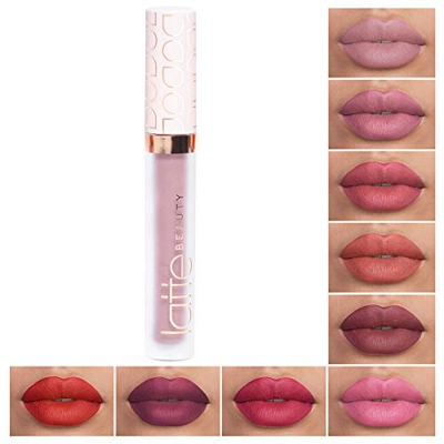 Latte Beauty - Ultimatte Lápiz Labial Líquido Mate - lápiz labial líquido de larga duración y resistente al agua en tonos ricos con vitamina E, hidrat