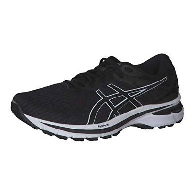 Asics GT-2000 9, Road Running Shoe Hombre, Black/White, 46 EU