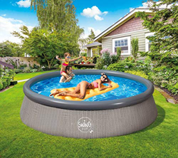 FSR Piscina Quick Up de 366 x 91 cm, gris, sin bomba. precio