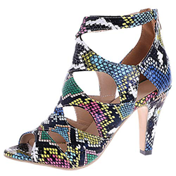 RAZAMAZA Mujer Moda Mini Tacón Botines Cremallera Peep Toe Vestido Sandalias Ahuecar Gladiator Zapatos Huase Talla 38 Asiática características
