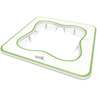 Looft Bañera flotante QuadSeat I 230 x 230 x 12 cm I para 4 personas I Relajado sentarse con familia o amigos I Adecuado para piscina, lago, mar I hin