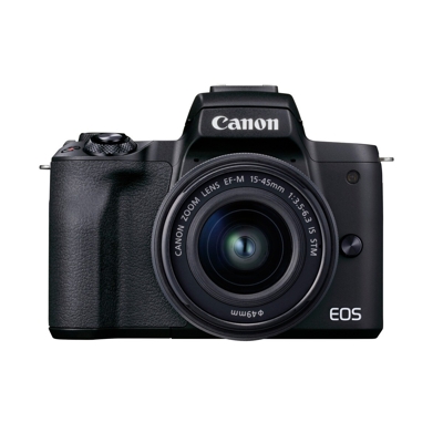 Canon - Cámara Evil EOS M50 Mark II Negra Con Objetivo 15-45MM S