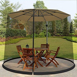 HFJKD Cubierta para Mosquitos de jardín, Pantalla para sombrilla Pantalla para mosquitera para sombrilla 300x230cm, Cubierta de Malla para Muebles de  características