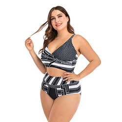 LANSKIRT_Bikinis Mujer Tallas Grande Trajes de Baño para Gorditas Encaje Ropa de Playa 2020 Verano Bikinis Push Up Anudado Trikini Biquini Vikinis Sex en oferta