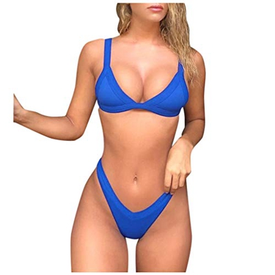 Sylar Bikinis Mujer 2020 Sexy Conjunto de Bikini Push Up Tops Y Tangas Color Sólido Traje de Baño Dos Piezas Trajes de Baño Dividido Ropa de Playa Bañ