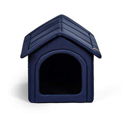 R Exproduct Home Premium - Caseta para Perros, casa para Animales, Plegable, Resistente al Agua, Resistente a los arañazos, Color Azul Oscuro, XL (46  precio