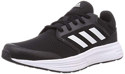 adidas Galaxy 5, Running Shoe Hombre, Core Black/Footwear White/Footwear White, 46 EU