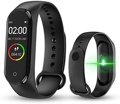 Reloj Inteligente,M4 Pulsera de Actividad,Monitores de actividad,Reloj Deportivo de Salud con Monitor de Frecuencia Cardíaca y Sueño, ,Contador de Cal