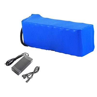 Fauge Paquete de BateríA Ebike 36V 10Ah XT60 BateríA de Bicicleta EléCtrica con Cargador para Motor de Bicicleta EléCtrica de 150-500W con Enchufe de 