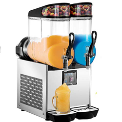 VEVOR Granizadora con Tanque 12 L* 2, Máquina para Granizados de Acero Inoxidable + PC, Máquina Granizado Fangosa Comerciales Bebida 190-245 V, Comerc precio