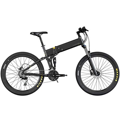 Legend ETNA 500W 45km/h Bicicleta eléctrica de montaña MTB Smart eBike 27,5", Doble suspensión RockShox + KS, Frenos de Disco hidráulico, batería 10,5