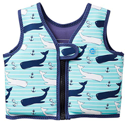 Splash About, Go Splash, Chaleco de natación para niños, Azul (Vintage Moby), 4 - 6 años en oferta