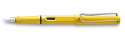 Lamy - Pluma estilográfica Safari amarillo brillante, plumín de acero, ancho EF, entrega en caja de regalo Lamy. características