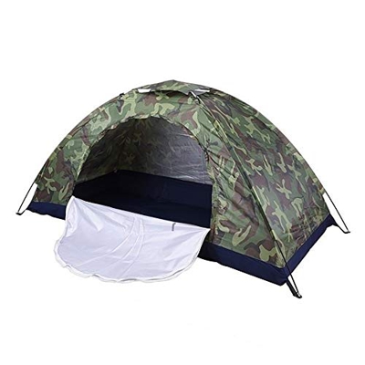 DEDC Tienda de Campaña Impermeable, Una Persona Camuflaje Pesca Caza, Tienda para Acampar Senderismo, UV, Impermeable